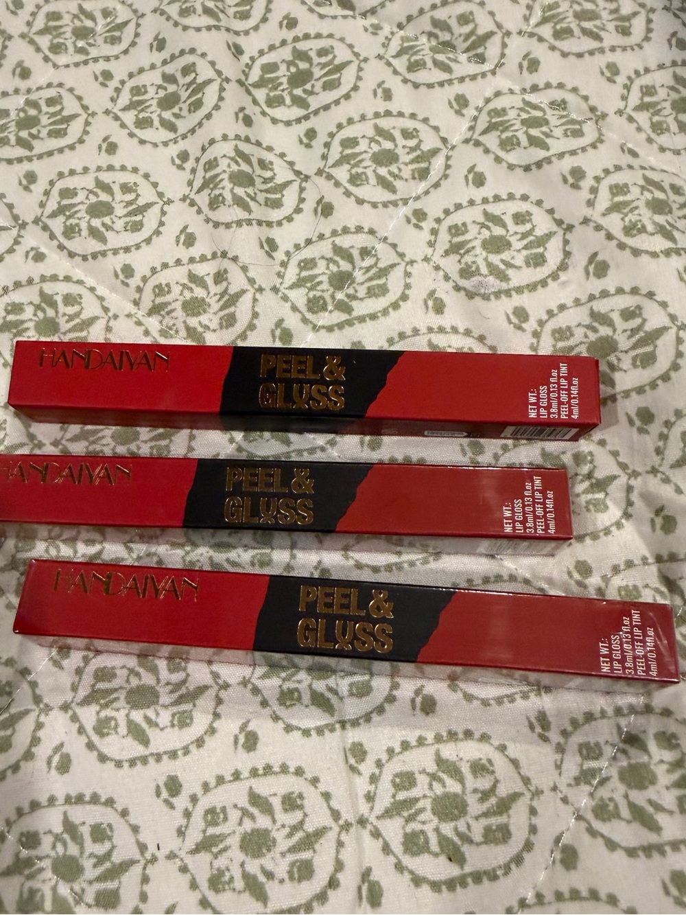 Handajan Peel & Gloss Lip Plumper - set of 3
